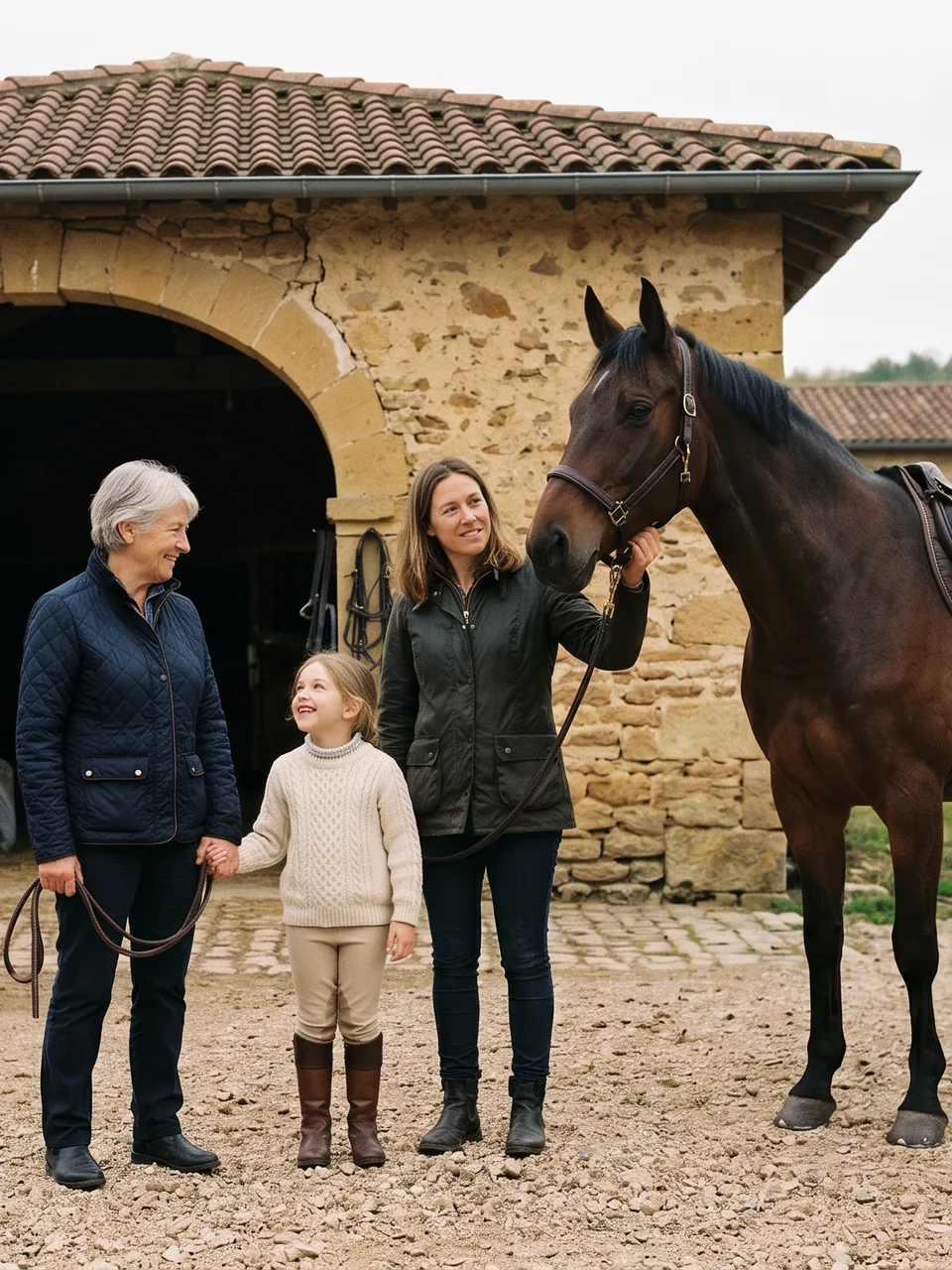 L'équipe, Écurie Julia Blondel, centre équestre à Orliénas